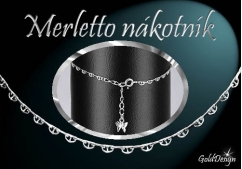 Merletto - nákotník rhodium